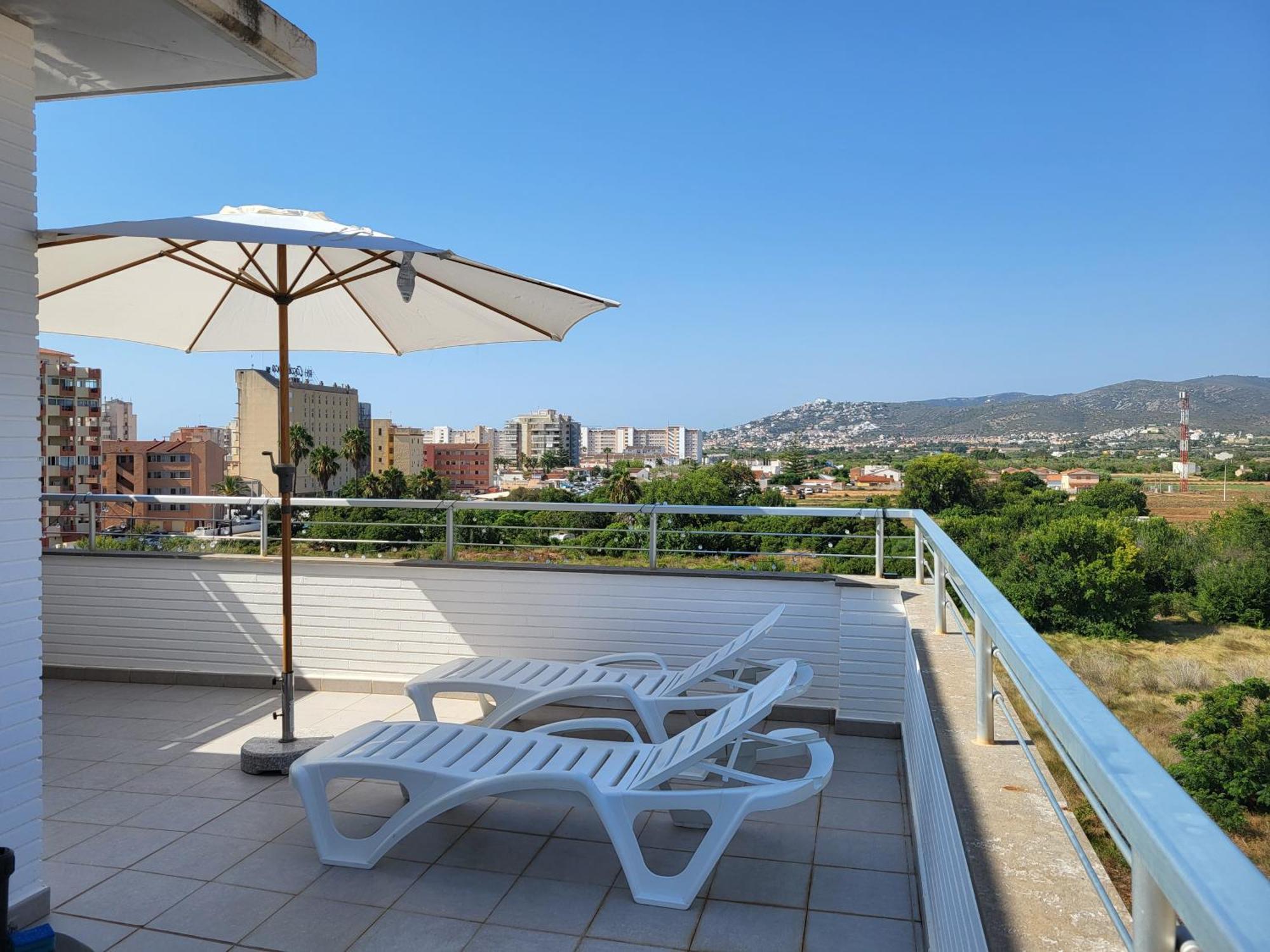 Апартаменты Atico Aqua Peniscola, 1ª Linea De Playa, Parking Y Piscina Экстерьер фото